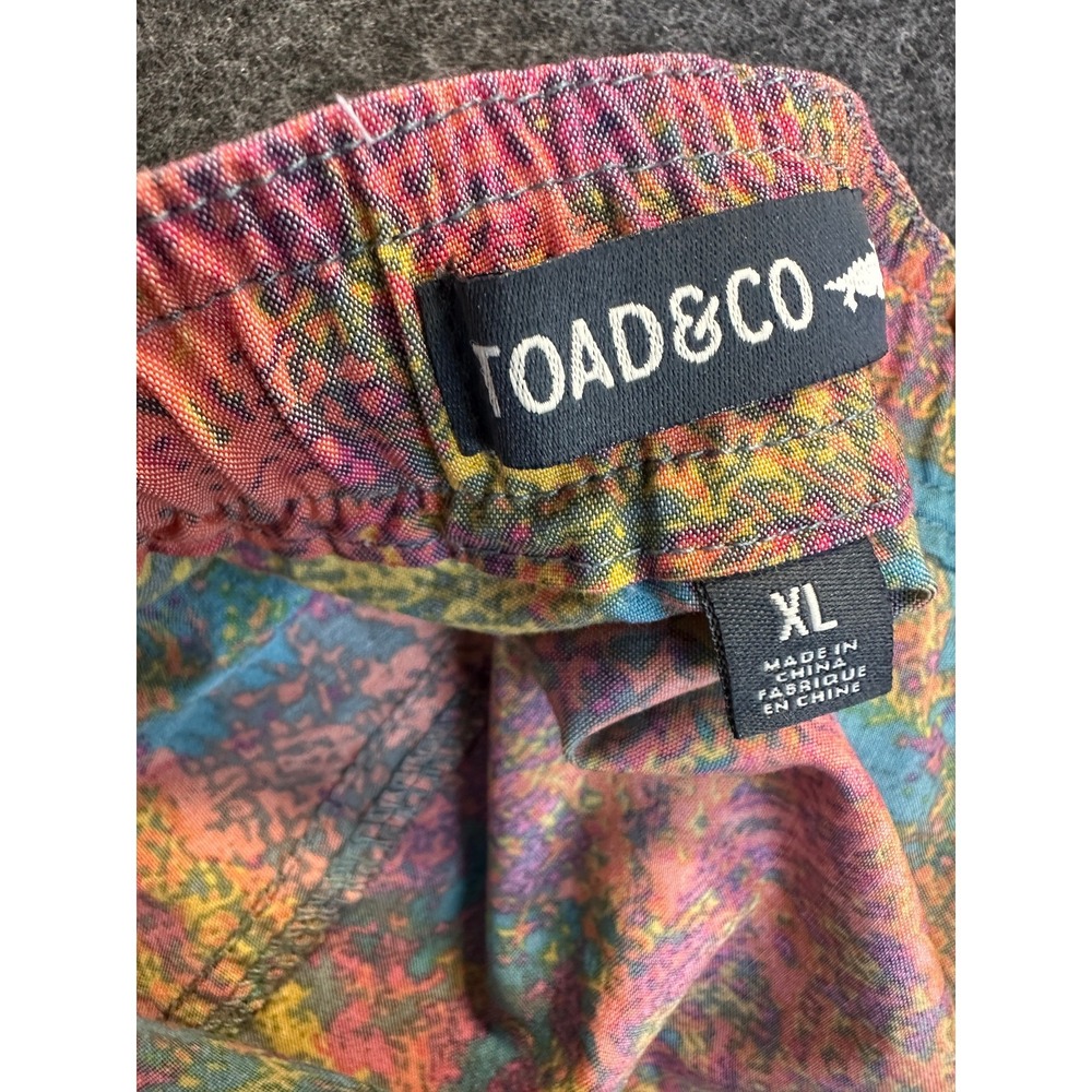 Toad and Co Boundless Shorts Pull On Dreamsicle Pix Print Outdoor Women's XL - Picture 5 of 15